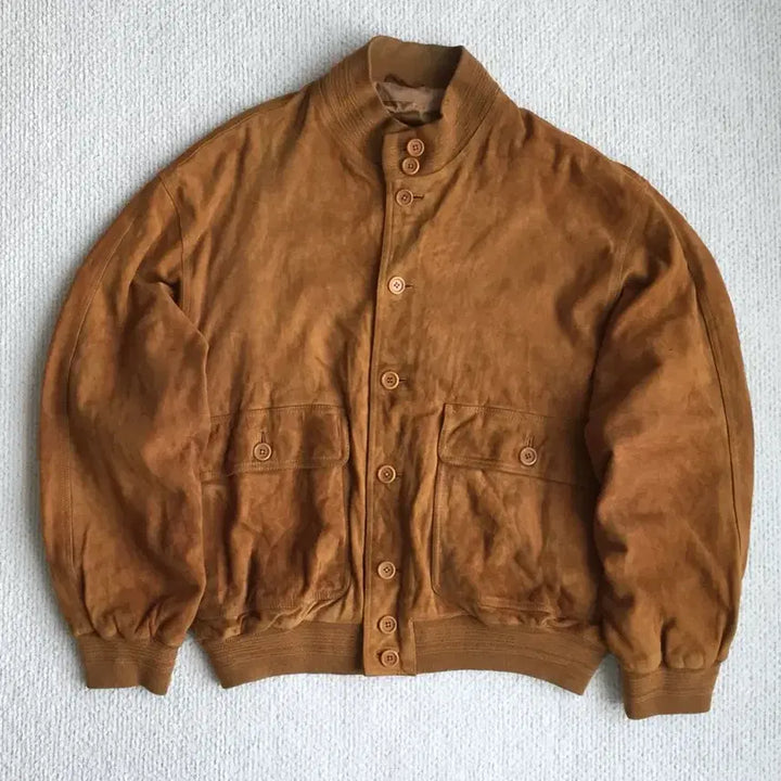 [BUNJANG] 1980s Italian Heavy Goat Suede A1 Jacket / 80s 이태리 헤비 고트 스웨이드 a1 자켓