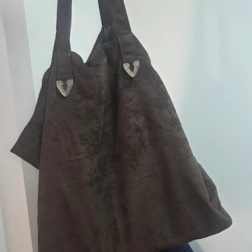 [BUNJANG] Poker Face Tote Bag Brown / 포커페이스 토트백 브라운