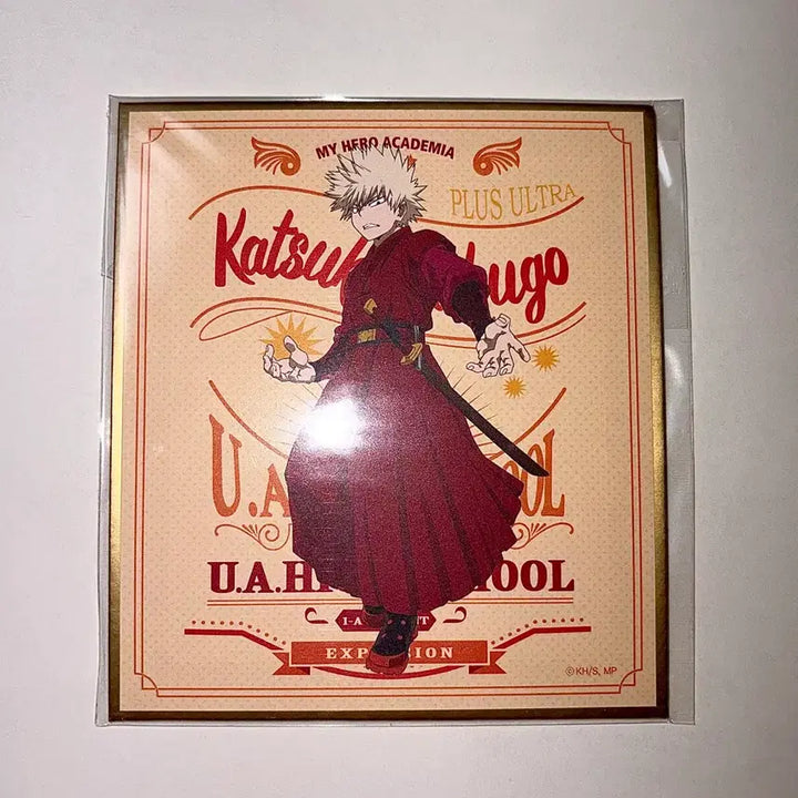 [BUNJANG] My Hero Academia AGG 2019 Hanbok Illustration Shikishi Katsuki Bakugo / 히로아카 나히아 AGF 2019 한복 일러스트 색지 바쿠고 카츠키