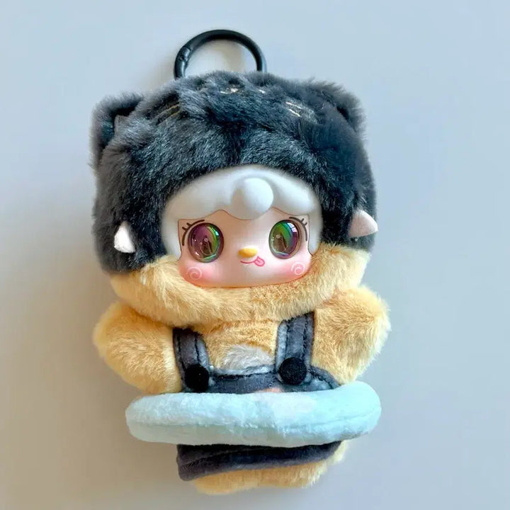 [BUNJANG] Yuki Summer Party Doll Keychain Black Aurora Eyes / 유키 썸머파티 인형키링 블랙 오로라눈