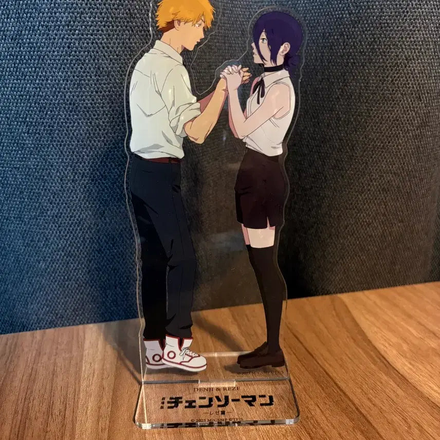[BUNJANG] Chainsaw Man Baseyard Limited Edition Denji &amp; Reze Acrylic Stand / 체인소맨 베이스야드 아크릴스탠드 덴지레제