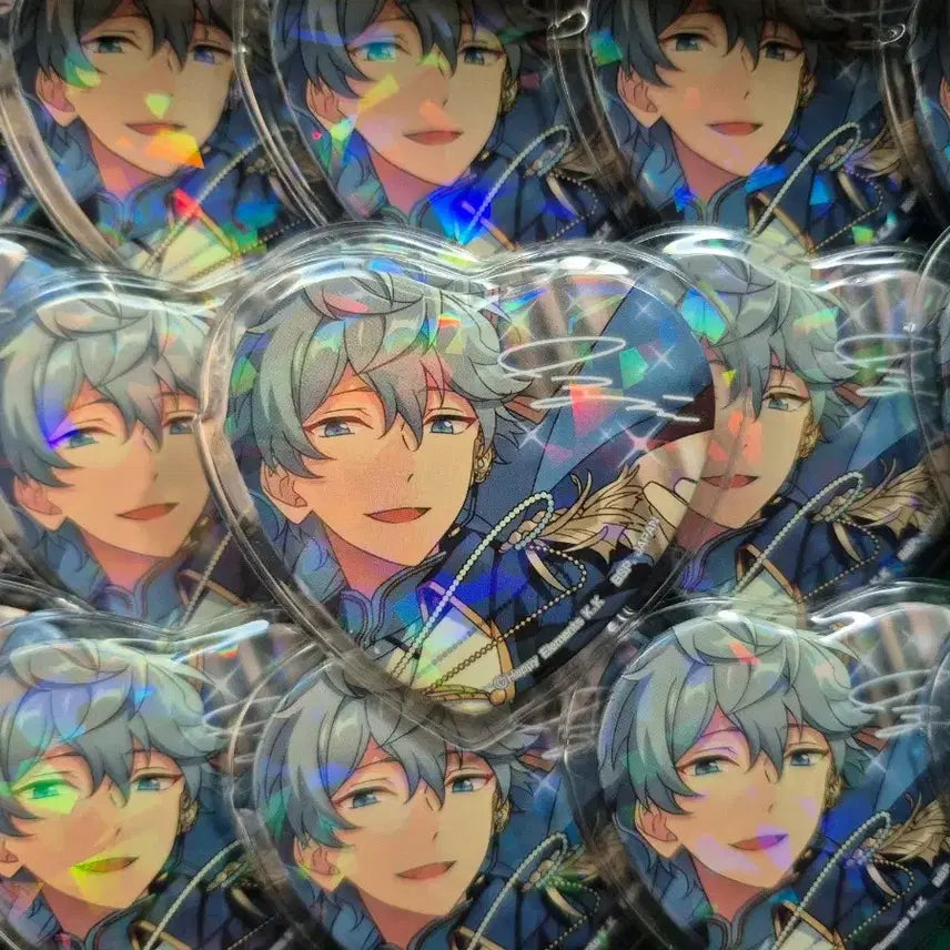 [BUNJANG] Ensemble Stars Izumi Sena Heart Can Badge Set (30 pcs) / 앙스타 세나이즈미 하트캔뱃지 30개