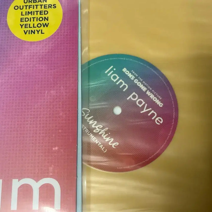 [BUNJANG] Liam Payne "In My Blood" Yellow Vinyl LP / 택포) 리암페인 - 고장난 론 션사인 LP