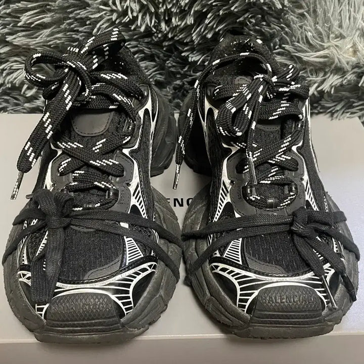 [BUNJANG] Balenciaga 3XL Sneakers Black/White / [E39]발렌시아가 블랙 화이트 3xl 스니커즈 (직거래 65)