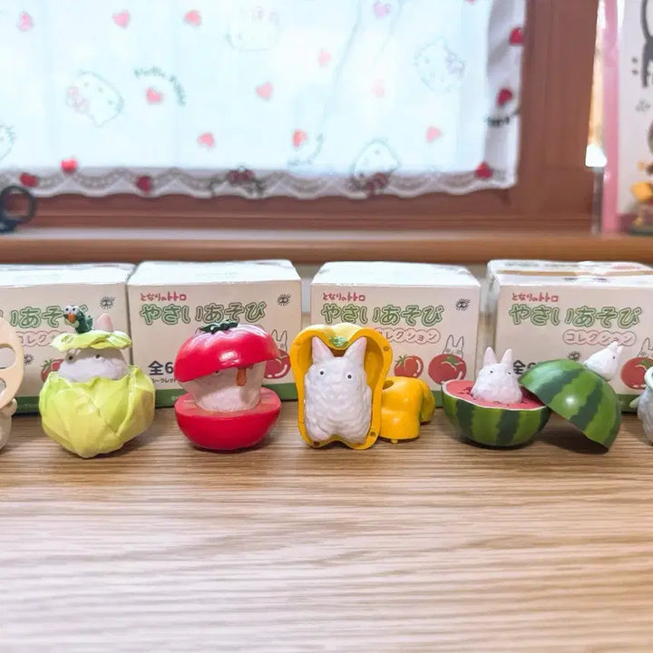 [BUNJANG] Studio Ghibli My Neighbor Totoro Vegetable Series Random Figure / 지브리 토토로 야채시리즈 렌덤피규어