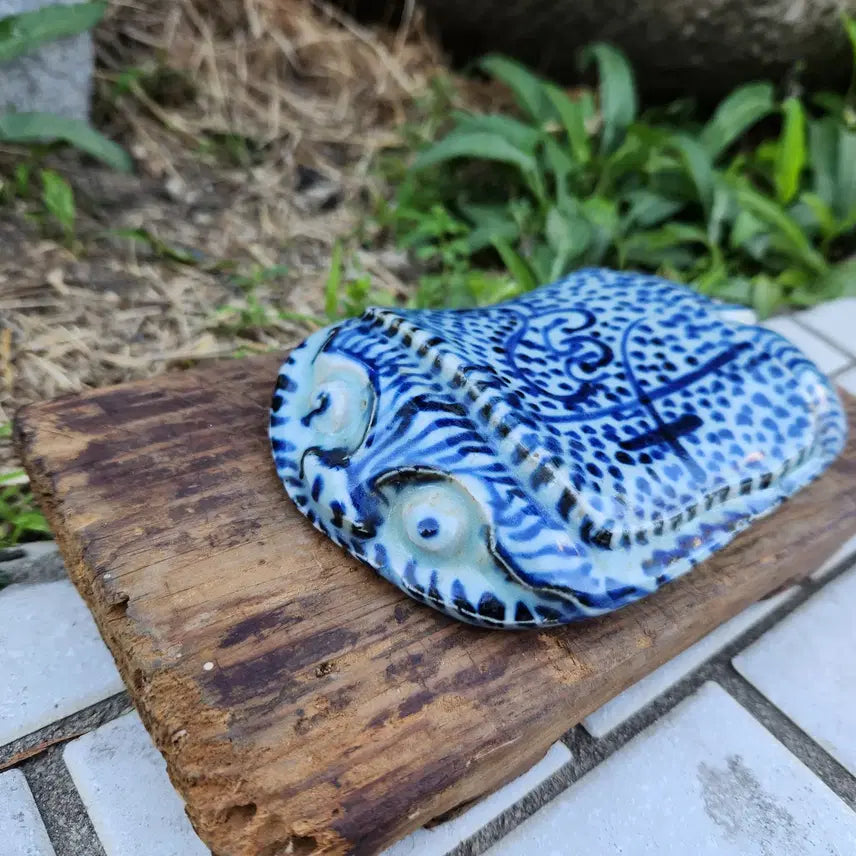 [BUNJANG] Chinese Blue and White Porcelain Jinmaedae Vase / 중국도자기 청화백자 진맥대도자기