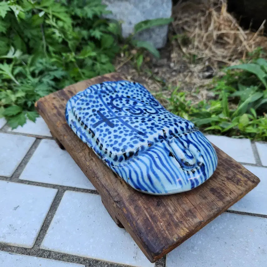 [BUNJANG] Chinese Blue and White Porcelain Jinmaedae Vase / 중국도자기 청화백자 진맥대도자기