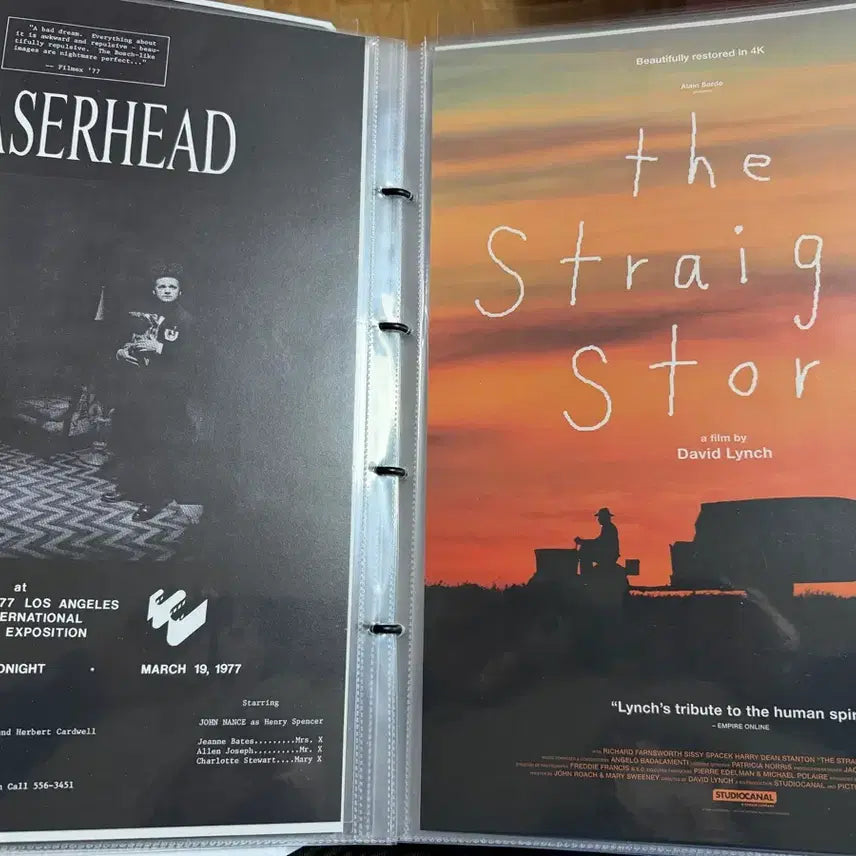 [BUNJANG] David Lynch Film Poster Set A3 / 데이빗린치 감독 영화 7종 A3 포스터