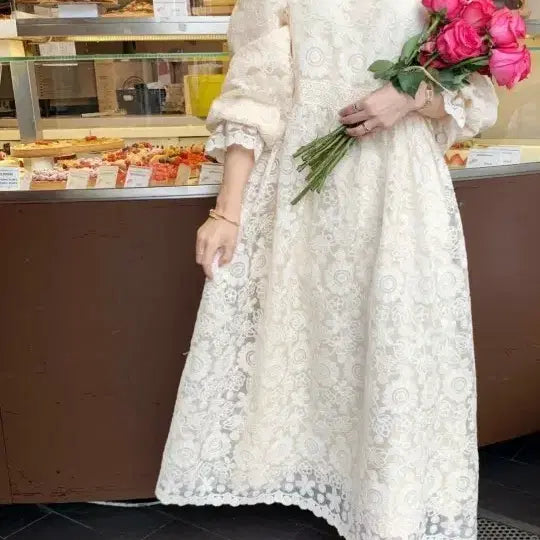 [BUNJANG] Bicini Floral Garden Dress / 바이씨니  꽃밭 원피스