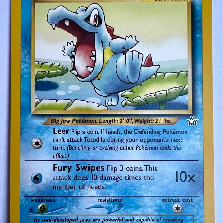 [BUNJANG] Pokemon Initial Lapras Card (Rare English Version) / (희귀 영문판) 포켓몬, 포켓몬스터 초기 리아코 카드