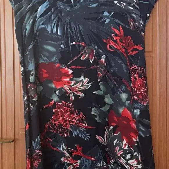 [BUNJANG] Rayon Floral Print Maxi Dress / 8JUMONEY 풍기인견 원피스