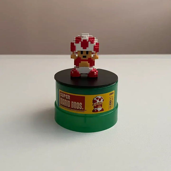 [BUNJANG] Super Mario Bros. Toad Pixel Art Figure / 슈퍼마리오 브라더스 키노피오 도트 피규어