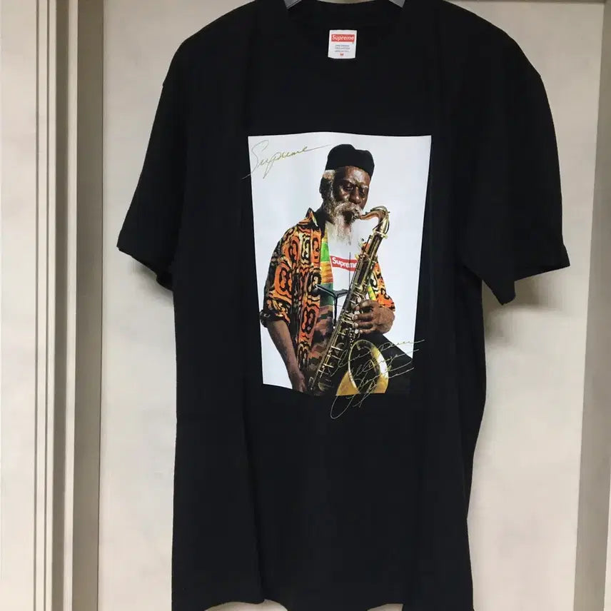 [BUNJANG] Supreme Pharaoh Sanders T-Shirt Black / 슈프림 파로아 샌더스 티 반팔 블랙