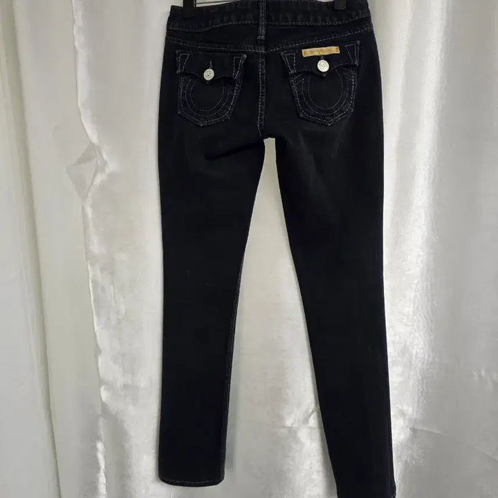 [BUNJANG] True Religion Black Stitch Denim Pants / 트루릴리젼 블랙 스티치 데님 팬츠 (2001)