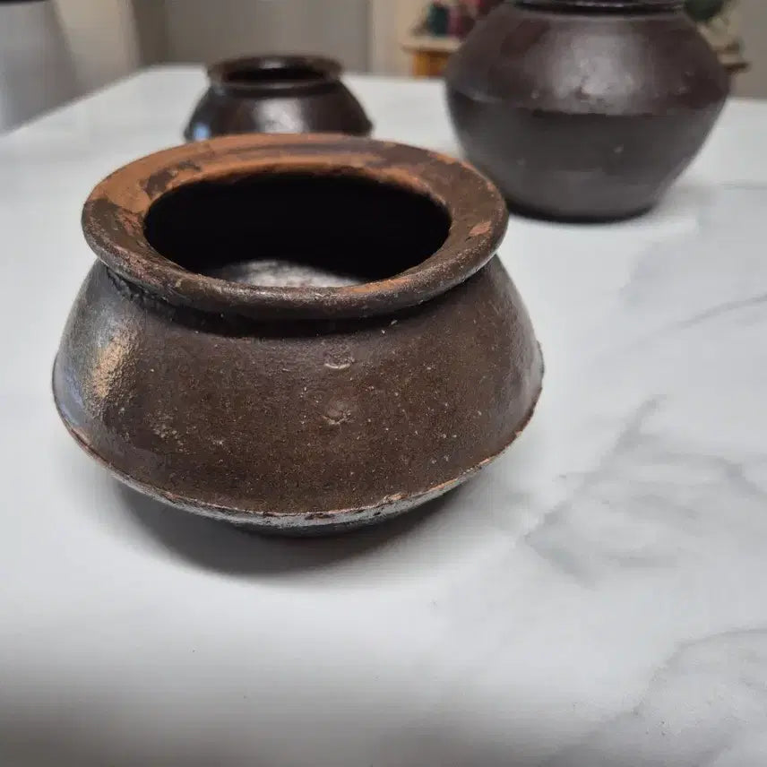 [BUNJANG] Vintage Onggi Jomakdanji/Kkomakdanji Jar / 빈티지 옹기 조막단지/꼬막단지