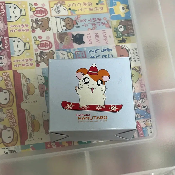[BUNJANG] Hamtaro Classic Roll Stickers / 햄토리 고전 롤 스티커