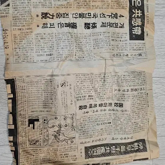 [BUNJANG] 1990s Vintage Newspaper Archives / 옛날 신문 자료 (1990년대)