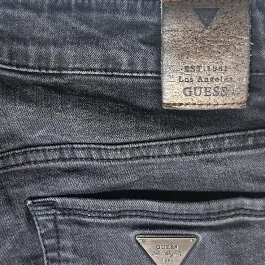 [BUNJANG] Guess Black Denim Jeans / 게스 블랙 데님 청바지