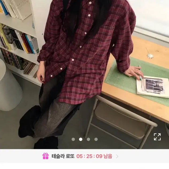 [BUNJANG] Burgundy Shirt / 버건디 셔츠
