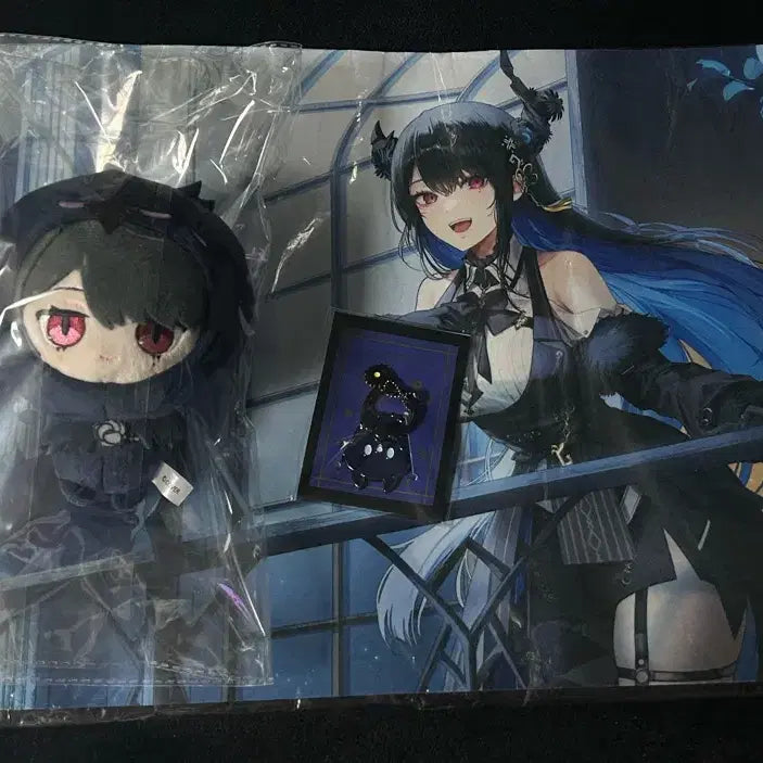 [BUNJANG] Hololive EN Nerissa Ravencroft 2024 Plush, Grip Tok, Desk Mat Bundle Set / 홀로라이브en 네리사 레이븐크로프트 2024 누이구루미 그립톡 장패드