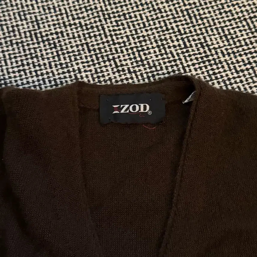 [BUNJANG] IZOD 90s Orlon Cardigan Brown M / usa 90s izod orlon 가디건 브라운 M