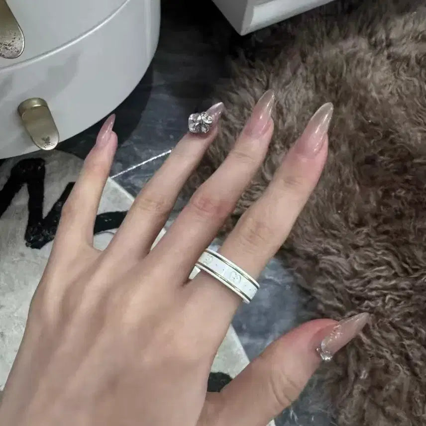 [BUNJANG] Gucci Icon Ring White Zirconia x 18K Yellow Gold / 구찌 화이트 반지