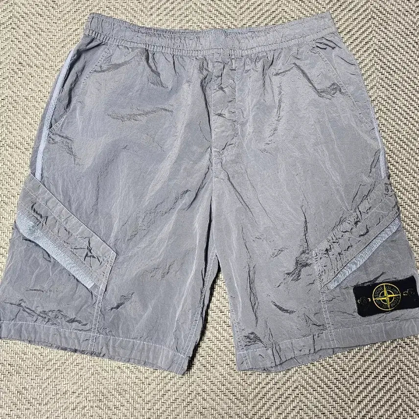 [BUNJANG] Stone Island Nylon Metal Shorts Sky Blue / 스톤아일랜드 나일론 메탈 반바지