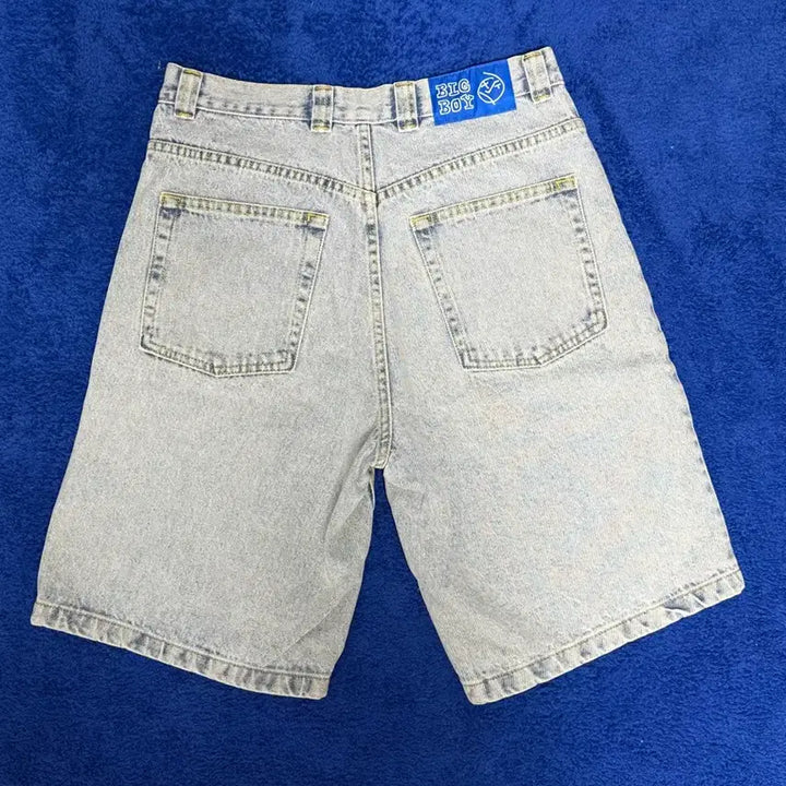 [BUNJANG] Polar skate Co. Big Boy Denim Shorts Light Blue M / 폴라스케이트 빅보이 데님 쇼츠 라이트블루 M