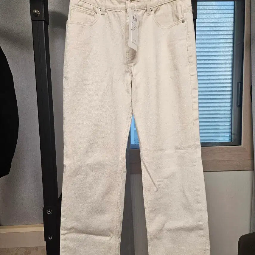[BUNJANG] Order Archive Minimal Wide Jeans Natural Cream / 오더아카이브 Minimal wide jeans - 내츄럴크림진 28
