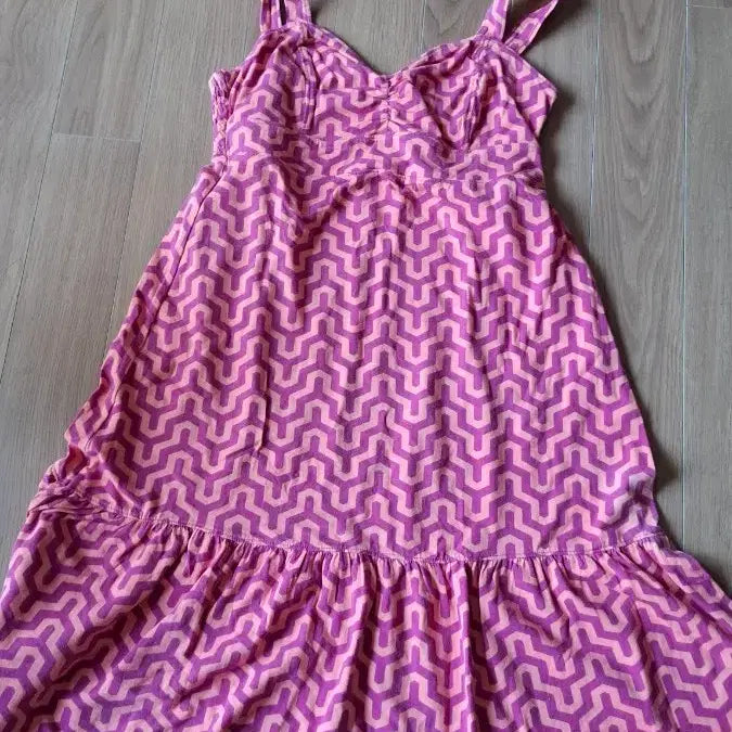 [BUNJANG] The North Face Pink Pattern Dress Size S / 노스페이스 핑크 패턴 원피스 S