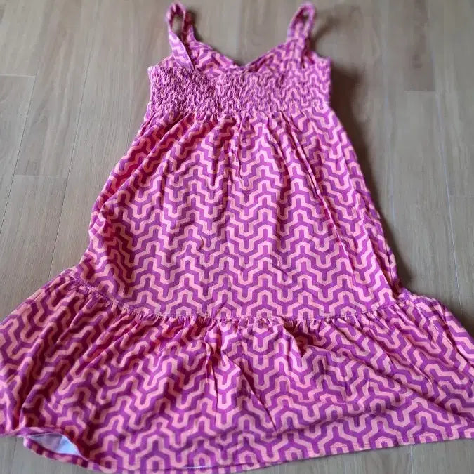 [BUNJANG] The North Face Pink Pattern Dress Size S / 노스페이스 핑크 패턴 원피스 S