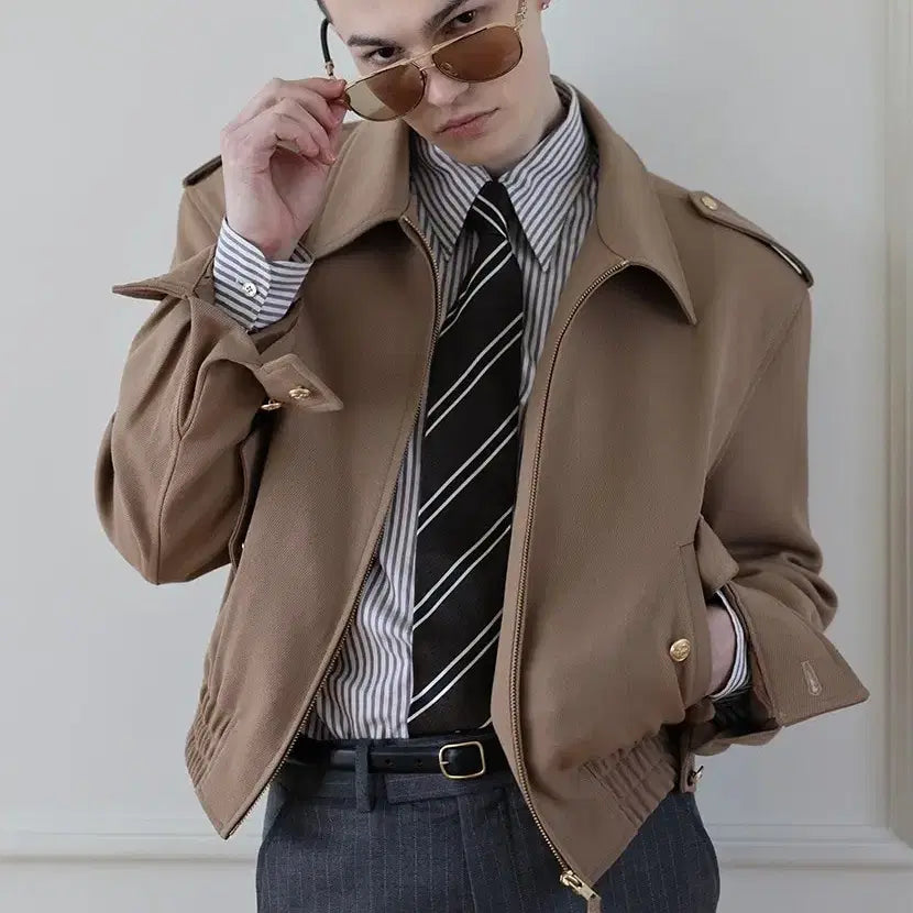 [BUNJANG] Carryover Peyton-Style Military Blouson New / [M] 캐리오버 페이톤맛 밀리터리 블루종 새상품