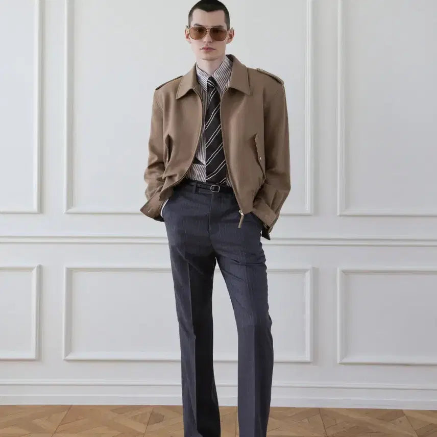[BUNJANG] Carryover Peyton-Style Military Blouson New / [M] 캐리오버 페이톤맛 밀리터리 블루종 새상품