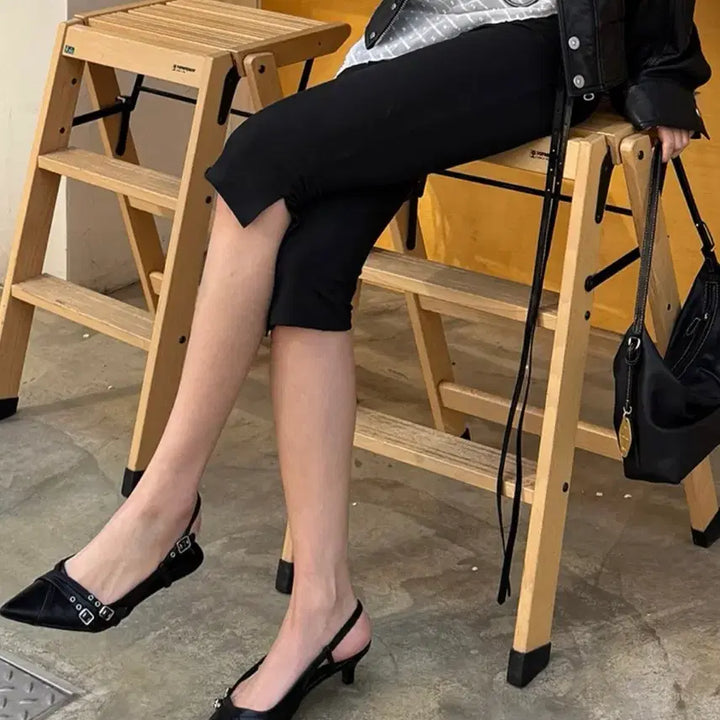 [BUNJANG] Shoopen Buckle Slingback Shoes / 슈펜 버클 슬링백