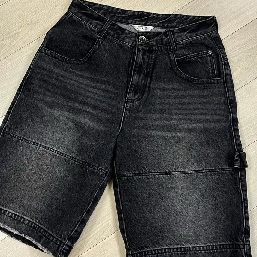 [BUNJANG] Etce Denim Bermuda Pants / [M] Etce 데님 버뮤다 팬츠