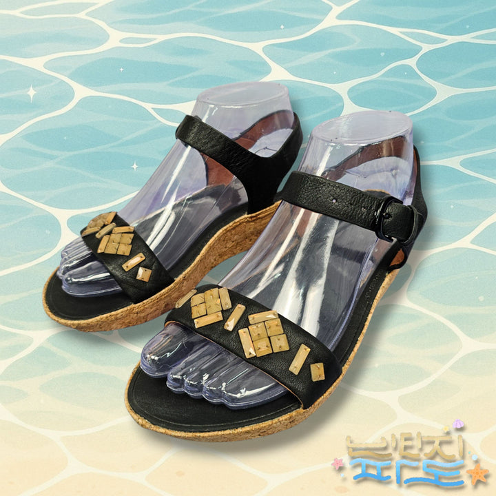 [BUNJANG] Fitflop Leather Strap Sandals 225 / 225 핏플랍 레더 스트랩 샌들
