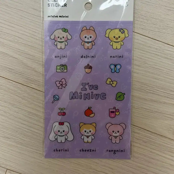 [BUNJANG] IVE MININI Clear Sticker / 아이브 미니니 클리어 스티커