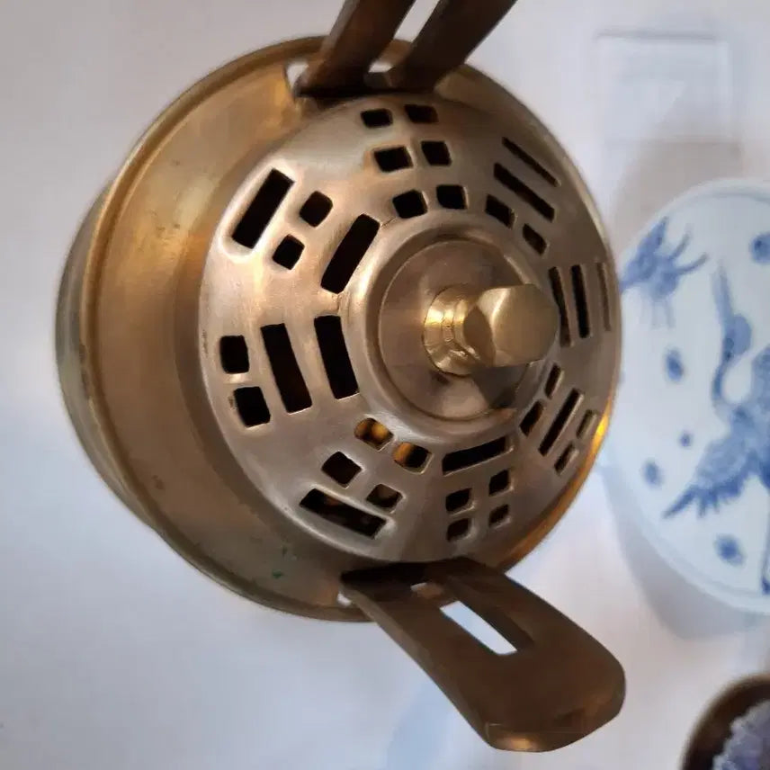 [BUNJANG] Bronze Incense Burner and Candlestick Set / 동향로와 동촛대