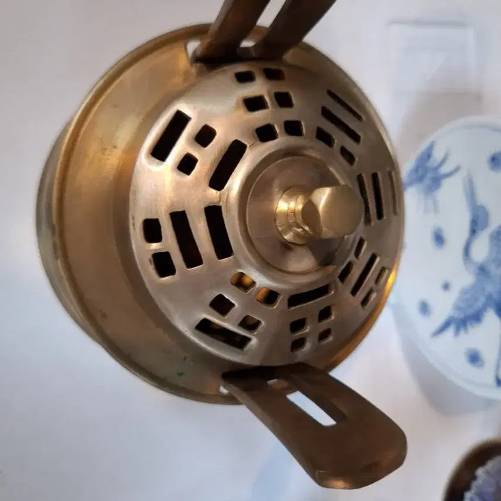 [BUNJANG] Bronze Incense Burner and Candlestick Set / 동향로와 동촛대