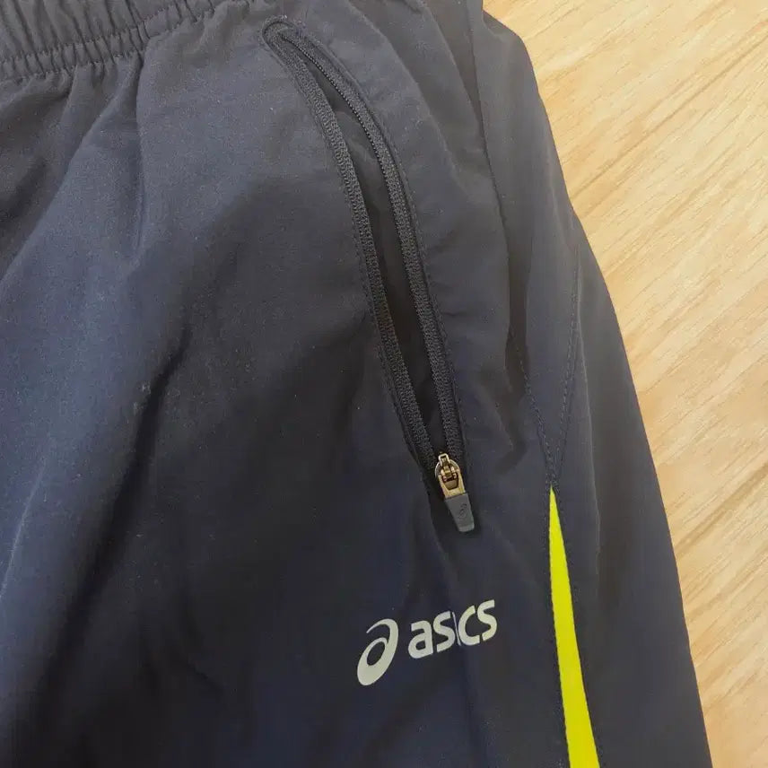 [BUNJANG] Asics Training Pants Navy/Fluorescent / 아식스 트레이닝 바지 80(95) 네이비/형광