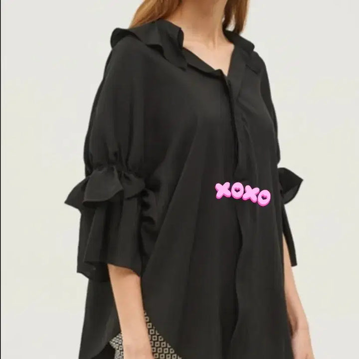 [BUNJANG] Parsons Shirring Blouse / 미사용) 파슨스 셔링 블라우스