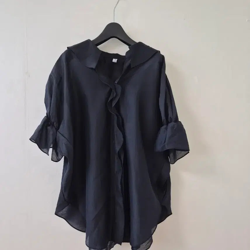 [BUNJANG] Parsons Shirring Blouse / 미사용) 파슨스 셔링 블라우스
