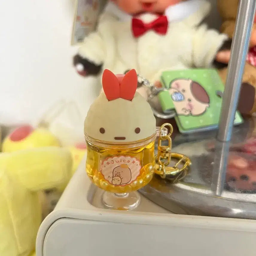 [BUNJANG] Sumikko Gurashi Shrimp Tempura Water Keyring / Figure / 스미코구라시 새우튀김 워터 키링/피규어