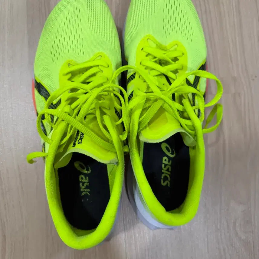 [BUNJANG] ASICS Magic Speed 4 Running Shoes - Yellow/Black - Size 275 / 아식스 매직스피드4 275