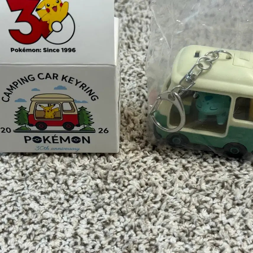 [SOLD OUT] (새상품) 롯데리아 포켓몬 캠핑카 키링 이상해씨