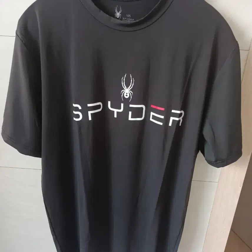 [BUNJANG] Spider Black Short Sleeve T-Shirt XL (105) / 스파이더 반팔 티셔츠 블랙 105 (XL)  새상품