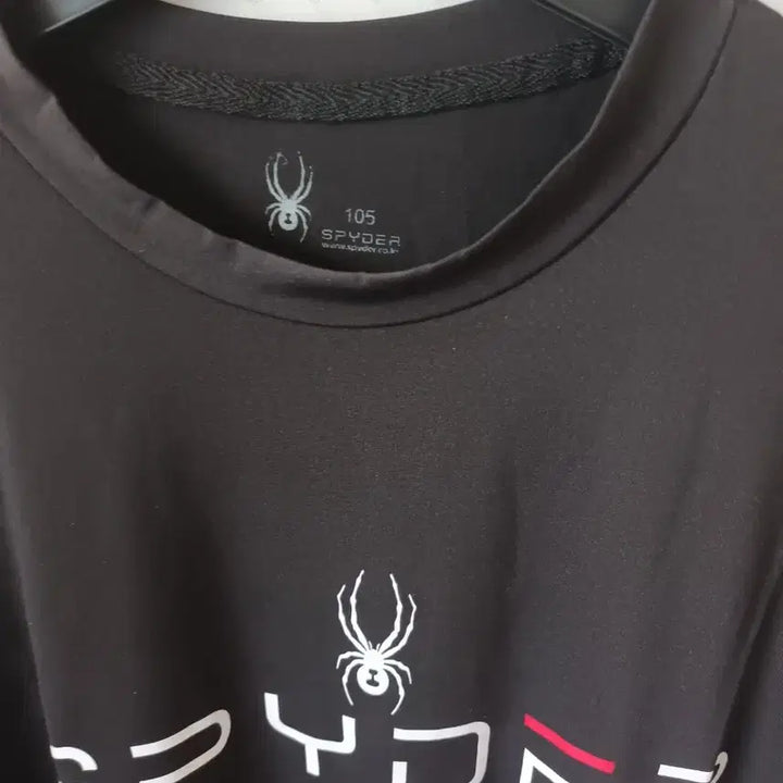 [BUNJANG] Spider Black Short Sleeve T-Shirt XL (105) / 스파이더 반팔 티셔츠 블랙 105 (XL)  새상품