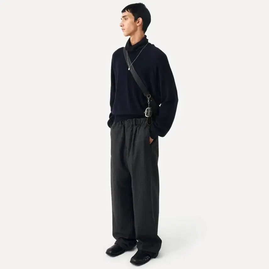 [BUNJANG] Label Archive Sonnet Ease Pants Charcoal / 라벨 아카이브 sonet ease pants