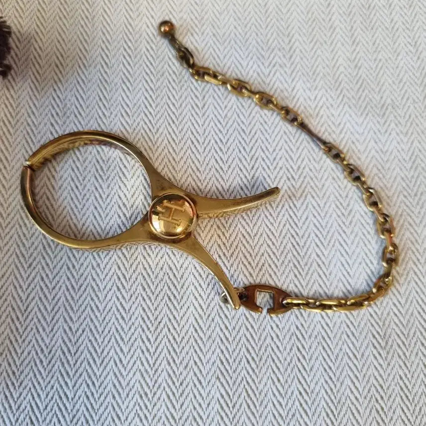 [BUNJANG] Hermès Gold Plated Glove Holder Bag Charm / 에르메스 글로브 홀더 장밥고리 금장 백참가능