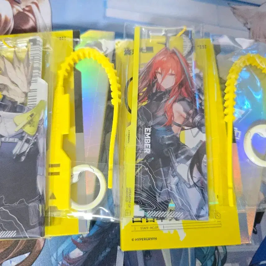 [BUNJANG] Arknights Endfield Whitelist Permit Acrylic Keychain / 명일방주 엔드필드 화이트리스트 허가증